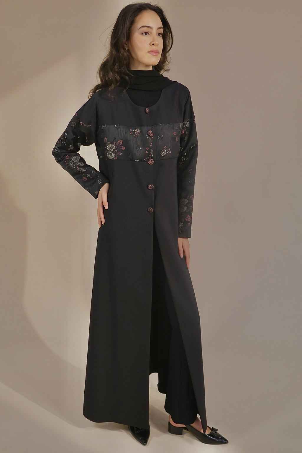 Black & Floral
